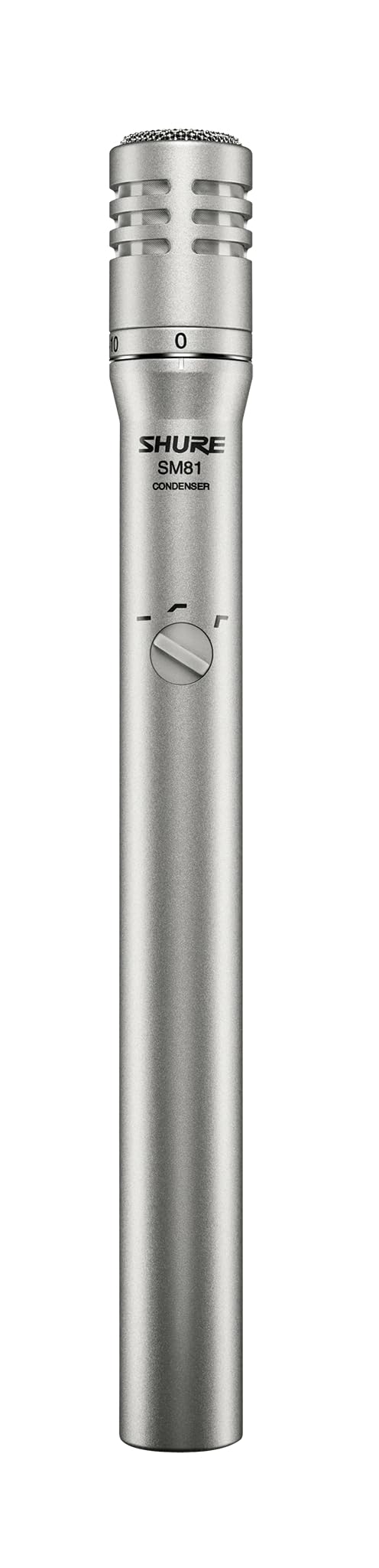 Shure Sm81-Lc Microphone De L'Instrument De Condenseur Cardioïde Pour La Guitare, Le Piano Et Les Cymbales, Aucun Câble Inclus (Sm81-Lc)