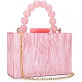 Gets Acrylic Clutch Purses for Women with Marbling Purses and Handbags Elegant Banquet Evening Crossbody Bag