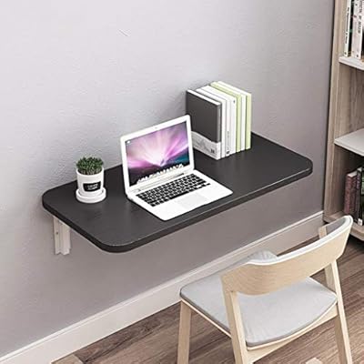 Montado En La Pared Escritorio De La Computadora Estantes De