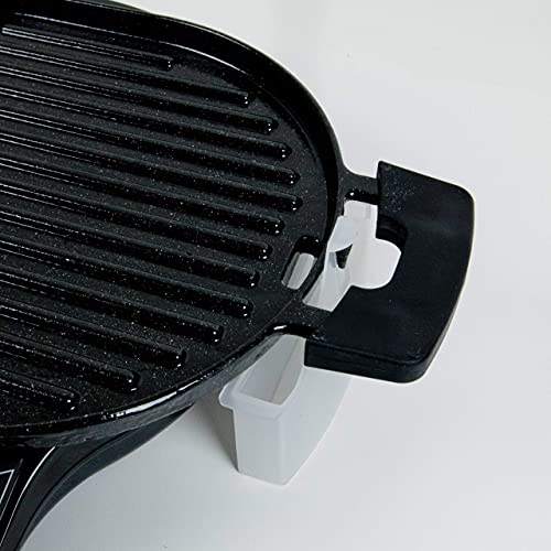 NUWAVE Cast Iron Grill With Enameled Coating, Designed For The NuWave Precision Induction Cooktop