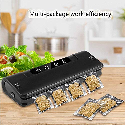 LKNJLL Vakuumierer Maschine, automatische Luftdichtsystem Lebensmittel Sealer for Food Saver – Bild 5