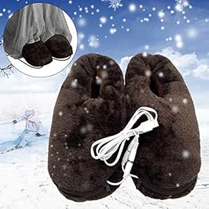 Faderr Pantuflas térmicas, para el hogar, Invierno, USB ...