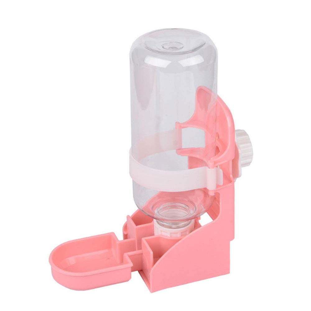 17oz Rabbit Water Feeder, Pet Cage Suspended Water Dispenser, Hanging Automatic Small Animal Water Bottle Bowl for Bunny Chinchilla Hedgehog Ferret Hamster