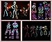 Amicc El Wire 5m 15ft Blue Neon Light Neon Glowing Strobing Electroluminescent Wire for Cosplay Dress Halloween Christmas Party Decoration
