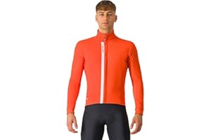 Castelli Men’s Entrata Jacket, Windproof Fleece Road & Gravel Cycling Jacket