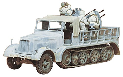 German 8ton Semi Track SDKFZ 20mm Flakvierling 1/35 Tamiya