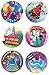 Kangaroo's Kids Party Birthday Sticker Assortment, 500 Happy Birthday Stickers