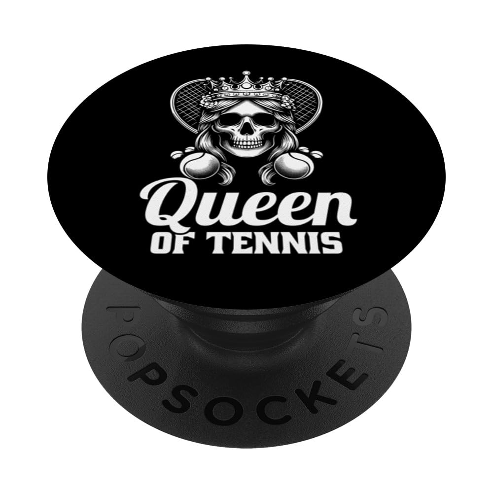 Tennis Racket - Player Sports Queen Of Tennis PopSockets Swappable PopGrip