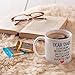 MAUAG Funny Coffee Mug for Dad, Dear Dad, I'm Your Favorite Child Coffee Mug, Best Birthday Gift Cup from Daughter or Son, White 11 Oz