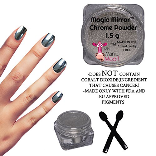 Magic Mirror Silver Chrome Powder 1.5 g NON TOXIC Magic Mirror Silver Chrome Powder 1.5 g NON TOXIC