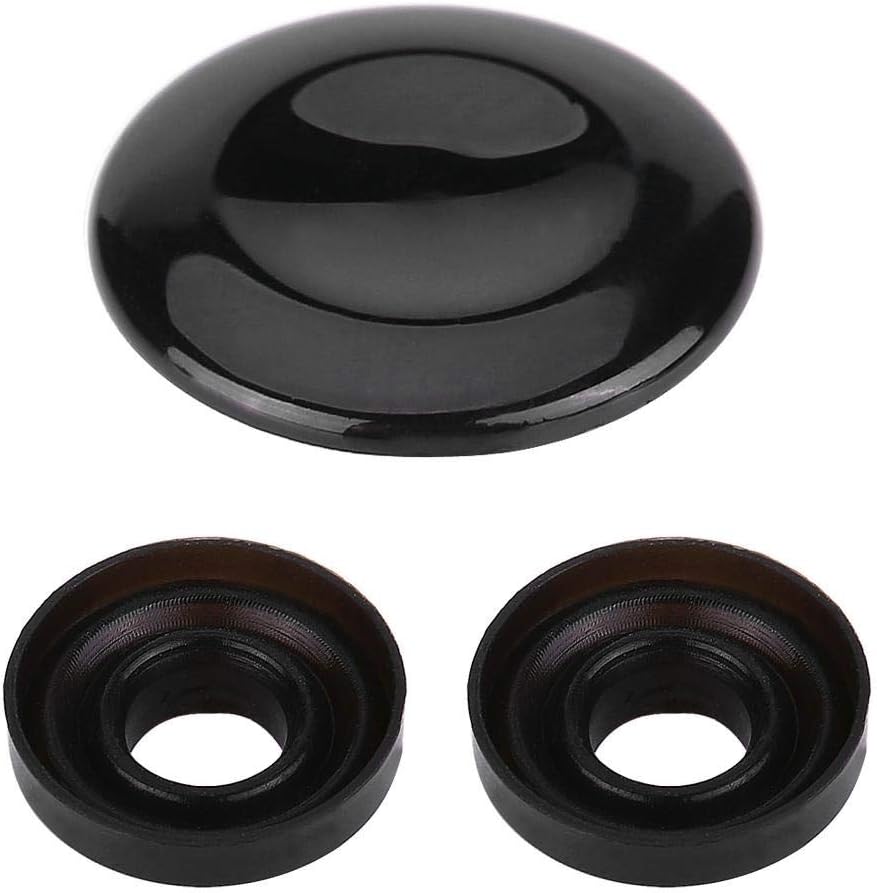Broco Navigation Button, Joystick Control Center Button Cover MMI Knob Repair Kit for A4 A5 A6 Q5 Q7 S5 S6 Paint(Black)