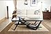 ioHOMES Finley Rectangular Coffee Table, Black