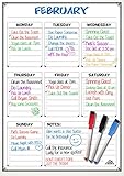 Flat Harmony Weekly Whiteboard Planner, 17