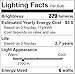ZZ Lighting 4W LED Dimmable Filament Vintage Edison Light Bulb 40W Incandescent Bulb Equivalent 2300K 320LM E26 Base(Clear)