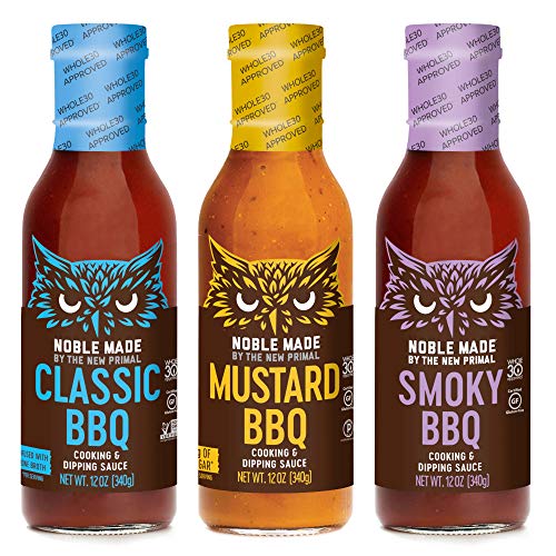 Noble Made by The New Primal BBQ Sauce Sampler 3Count Variety Pack