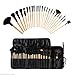 Jmkcoz 24pcs Makeup Brushes Set Cosmetic Brush Bag+ 15 Colors Concealer Palette Contour Kit + 1PC Beauty Blender Makeup Sponges Makeup Kit
