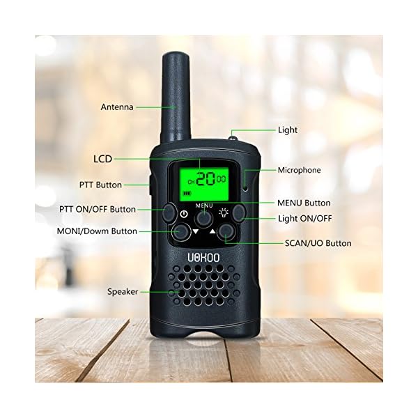 Kids-Walkie-Talkies-UOKOO-22-Channels-and-Back-lit-LCD-Screen-up-to-6KM-in-open-areas-Walkie-Talkies-for-Kids-1-Pair Kids-Walkie-Talkies-UOKOO-22-Channels-and-Back-lit-LCD-Screen-up-to-6KM-in-open-areas-Walkie-Talkies-for-Kids-1-Pair
