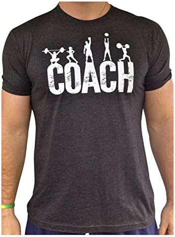 SoRock Men's Coach Tri-Blend T-Shirt Charcoal Large