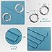 NICETOWN Blackout Shades for Bedroom Windows - (Teal Blue Color) Thermal Insulated Window Treatment Curtain Drape, Room Darkening Modern Drapery for Boy's Room, 52x63 inches, One Panel