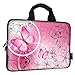 iColor 9.7 10 10.1 10.2 inch Neoprene Tablet Bag Carring Case Sleeve Cover with Handle for 9.7 to 10.2 Inch Laptops/Notebook/ebooks/Kids Tablet/Apple ipad Pink Butterfly ICB10-10