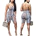 ECHOINE Women's Sexy Bodycon Romper Spaghetti Strap Short Pants One Piece Jumpsuits Clubwer