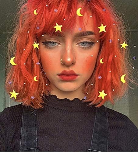 Short curly orange hair Outlet