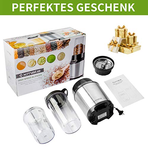 Exmate Standmixer Smoothie Maker, Elektro-Entsafter-Mühle mit Zwei BPA-FREIEN Flaschen,3 Modi,6 Edelstahlklingen,für… – Bild 8
