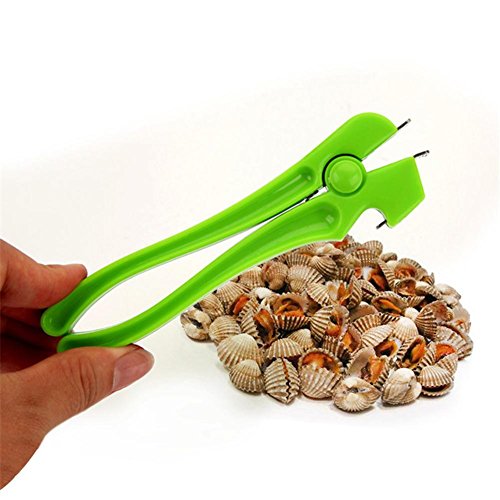 WXLAA Multi-fuction Clam Opener Seafood Clip Kitchen Clamshell Cooking Tools Green