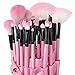 econoLED Professional 32PCS Pink Makeup Brushes Kit Cosmetic Make Up Tool Set Eyeshadow, Eyebrow, Eyelash, Eyeliner, Lip, Powder, Blush, Face, Concealer, Foundation, Blusher Brush US Seller