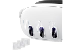 CloudValley Camera Lens Protector for Meta Quest 3 Accessories, [Does not Affect Sensor Function] HD Clear Tempered Film, Anti-Scratch Protective Glass for VR 2023, 3 Packs