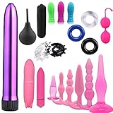 Kingkun Waterproof Multi-Type Amal Plug Vibrant Adult Health Six Toys Kit Couples Beginners