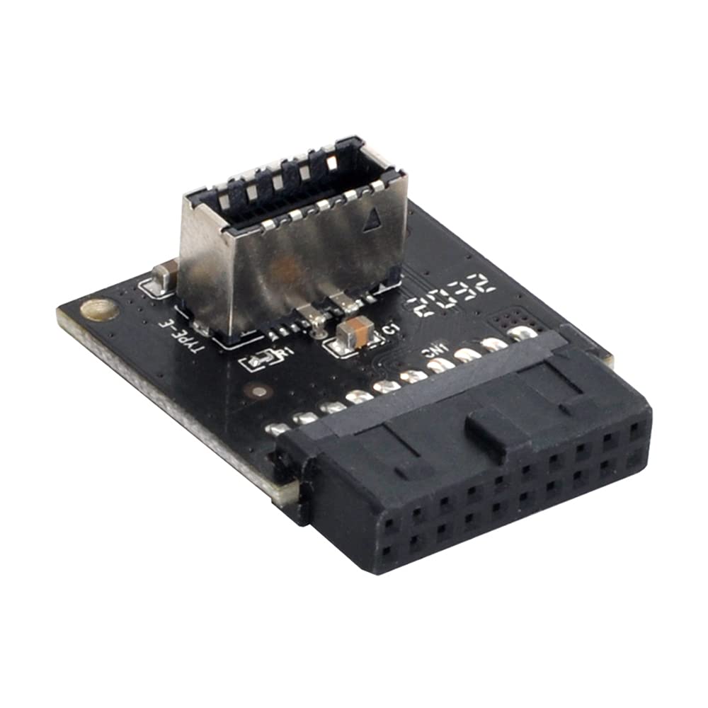 NFHK USB 3.1 Front Panel Socket Key-A Type-E to USB 3.0 20Pin Header Male Extension Adapter for Motherboard