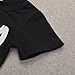 Newborn Baby Boys Clothes Wild Boy Letter Print T-Shirt Tops and Pants Outfits Set Autumn Winter(short sleeve,12-18 months)