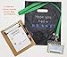Science Party Favors Kids Lanyards, 12 Pack Mad Scientist Theme Party Supply Decorations, Doctor Security Clearance Personalize Label in Plastic Tag Holder with Green Straps