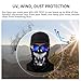 JOEYOUNG Skull Face Mask UV Sun Dust Neck Gaiter Bandana Headwear Motorcycle