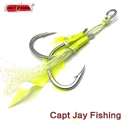 Capt Jay Fishing Assist Hooks Jigging Slow Fast