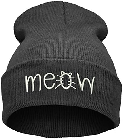 New Styles Unisex Beanie Knit Hat Winter Sports Caps-Meow