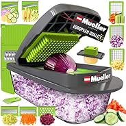 Mueller Austria Pro-Series 8 Blade Egg Slicer, Onion Mincer Chopper, Slicer, Vegetable Chopper, Cutter, Dicer,