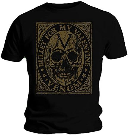 Official T Shirt Bullet For My Valentine Venom Skull L