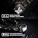 MOSSY OAK Tactical LED Flashlight Shock-proof 500 Lumens and Headlamp 300 Lumens, Battery Powered Helmet Light Combo Kit for Camping, Running, Hiking and Reading, 6 AAA Alkaline Batteries Included