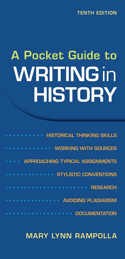Pocket Guide To Writing In History