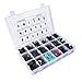 299PCS Car Retainer Clips Bump Clips Trim Clips with 18 Most Popular Sizes Auto Push Pin Rivets for Benz, BMW, Toyota, Honda, Subaru, Nissan