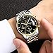 Men's Watches Luxury Fashion Casual Dress Chronograph Waterproof Military Quartz Wristwatches for Men Stainless Steel Band