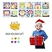 PinSpace Button Art Color Matching Mushrooms Nails Mosaic Pegboard Puzzle Games with 12 Templates, Fine Motor Skills Toys Preschool Educational Learning Toys Best Gift for Boys and Girls