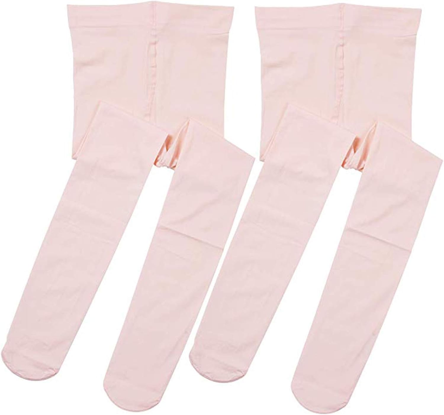 Ballet Tights Ultra Soft Dance Tights for Girls,2 Pairs Girls Ballet Dance Footed Tights: Clothing