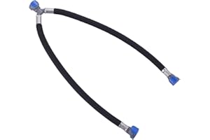 WOWOW Quick Connect Hose Hot and Cold Supply Hoses for Bathroom Faucet