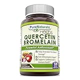 Pure Naturals Quercetin with Bromelain, Veggie