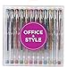 Office + Style Gel Pens Set, Non-Toxic, Water Resistant, Great for Sketching, Drawing, Calligraphy (Pack of 48)