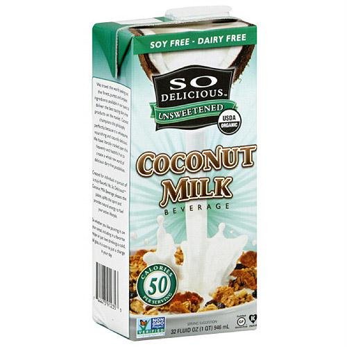 So Delicious Original Unsweetened Coconut Milk (12/32 OZ) Coconut Sauces