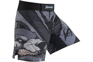 YWCHENCY MMA Shorts for Men Fight Grappling Shorts Mens BJJ Shorts for Men No Gi Mid Thigh